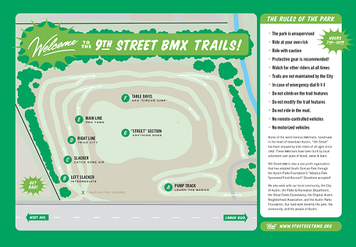 9th street bmx trail map