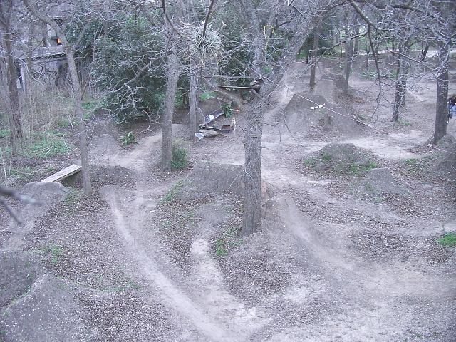view from Treehouse#4, looking at Treehouse#3